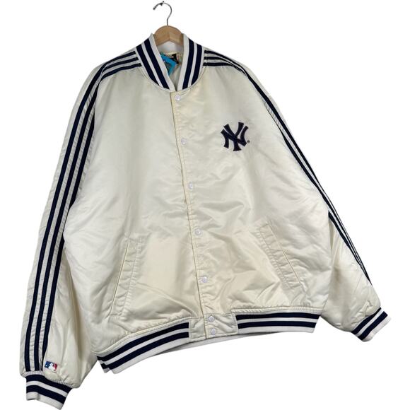 Vintage Adidas New York Yankees Bomber Light Jacket XL - Picture 4 of 7